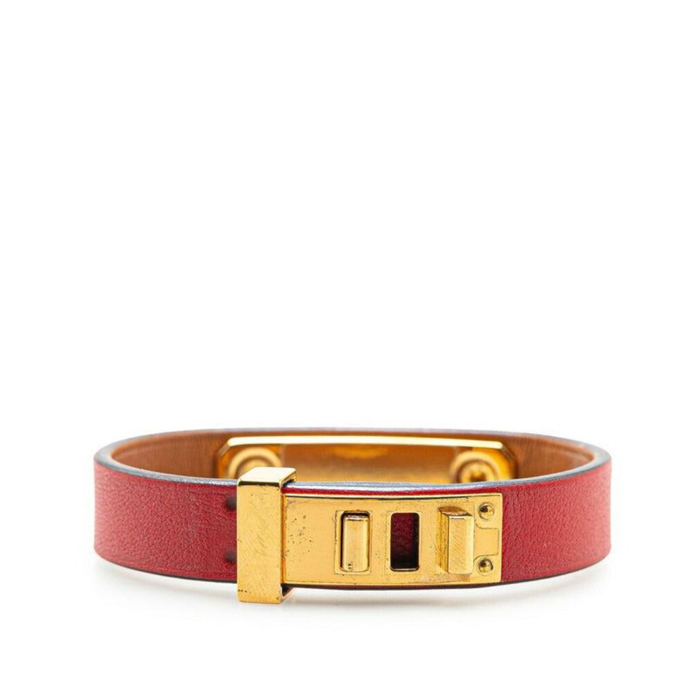 Hermes Swift As de Coeur Bracelet Size T2 Red Plated Stamp Z (2021)